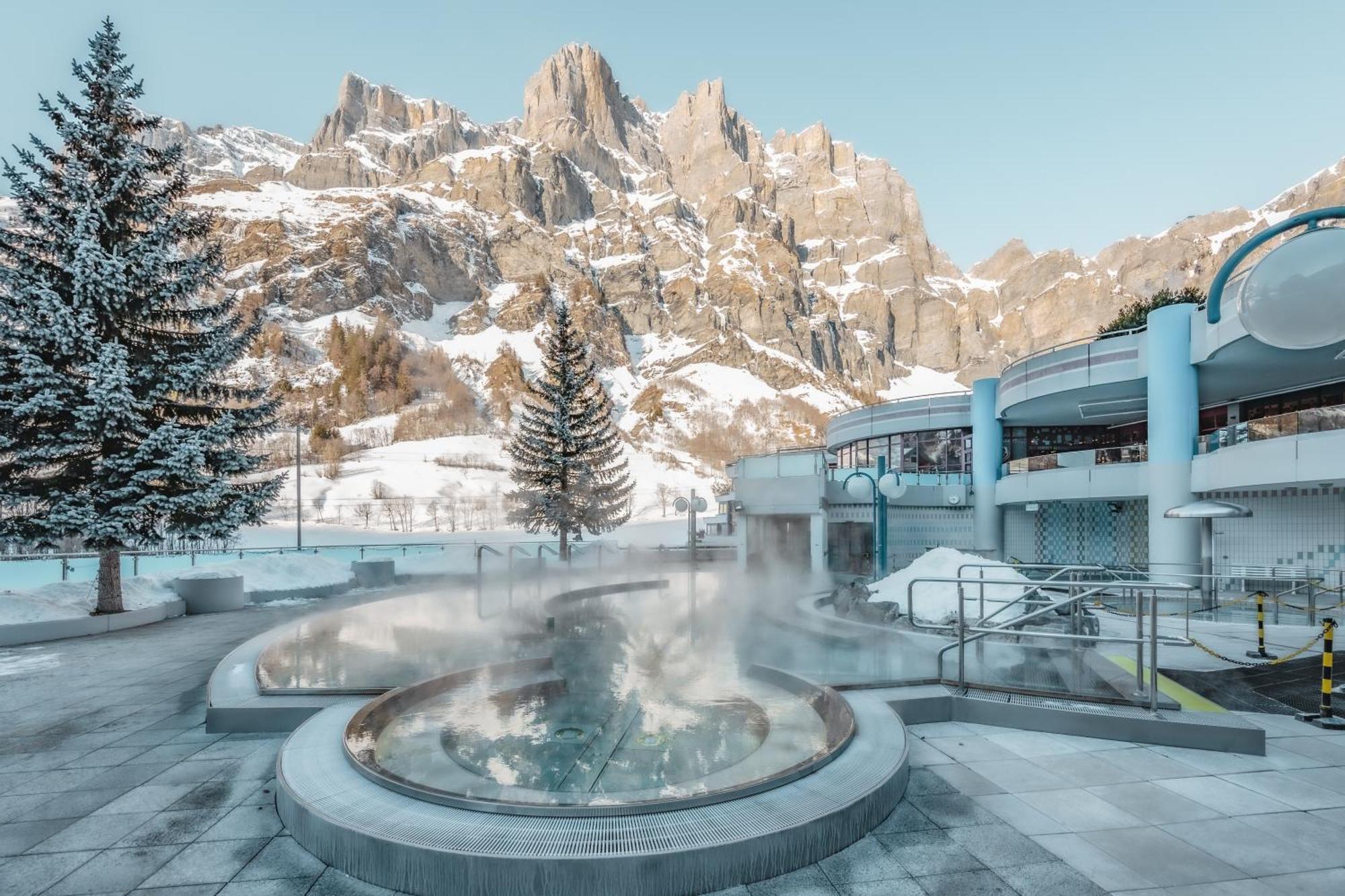Hotel Walliserhof-Leukerbad-Therme Zewnętrze zdjęcie