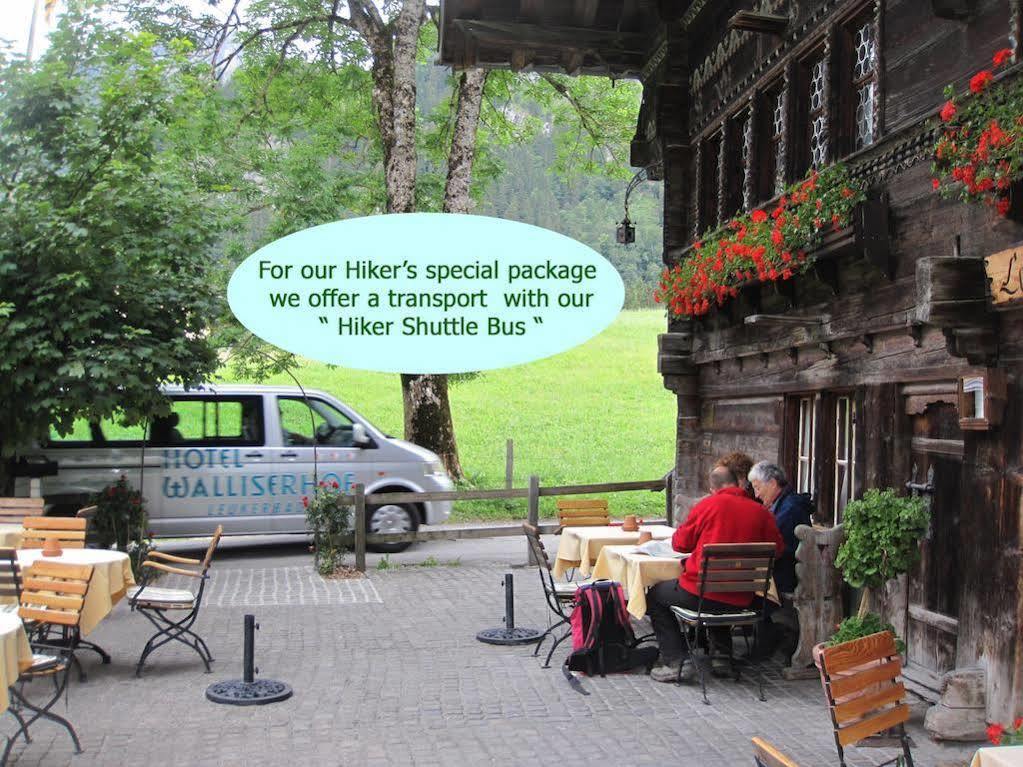 Hotel Walliserhof-Leukerbad-Therme Zewnętrze zdjęcie